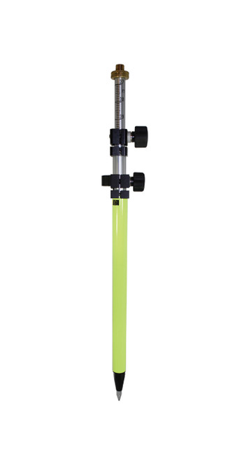 SitePro 8-ft Twist-Lock Prism Pole, Flo-Yellow, 10ths/ Metric 07
