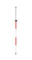 SitePro 8-ft Twist-Lock Prism Pole, Red/White, 10ths/ Metric 07-4708-TMA