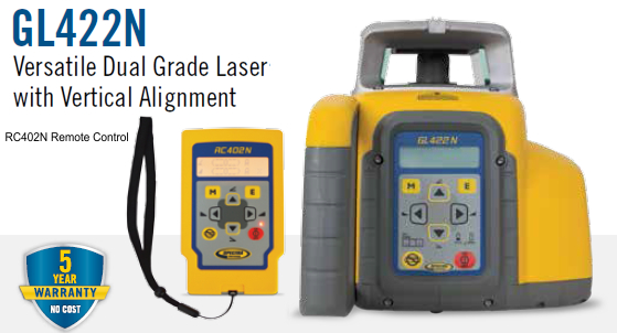 Spectra GL412N Single Grade Laser Level Series