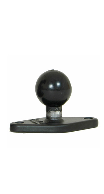 2-Hole Diamond Shape Plate w/ 1-Inch Rubber Ball (RAM-B-238)