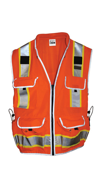 SitePro Surveyors Safety Vest Orange, Class 23-750-FO