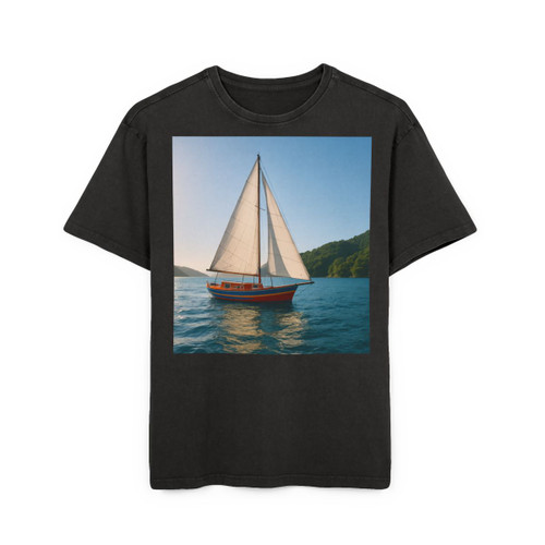 Sailor's Dream - Men's Acid Washed Heavy Oversize Tee