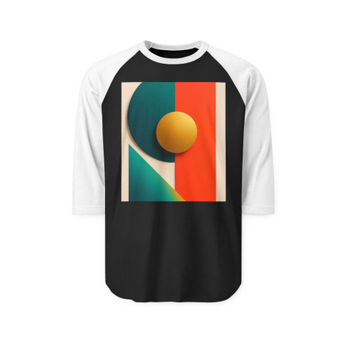Dynamic Resonance - Unisex Three-Quarter Sleeve Raglan Shirt