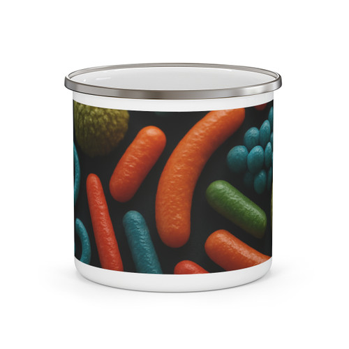 Microbial Cosmos - Enamel Camping Mug