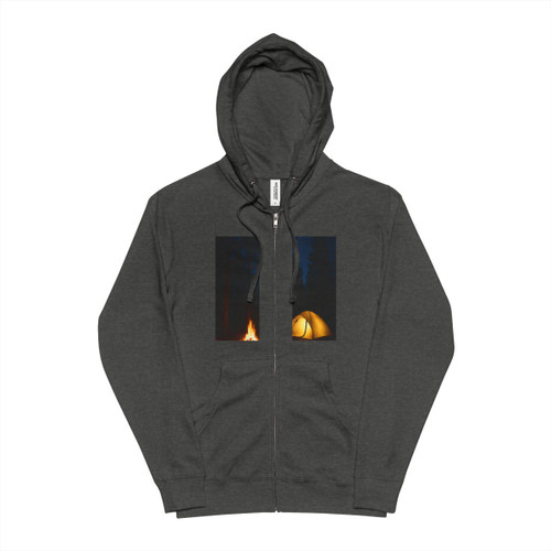 Whispers of the Wilderness - Unisex Fleece Zip Up Hoodie