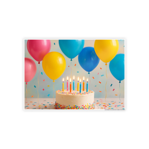 Joyful Birthday Bash - Gloss Posters