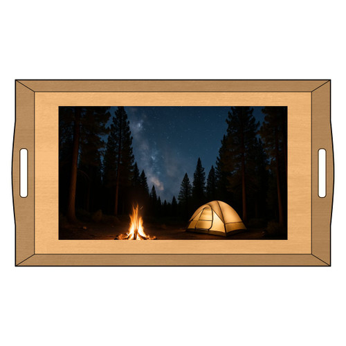 Whispers of the Wilderness - Bamboo Serving Tray (Engraving)