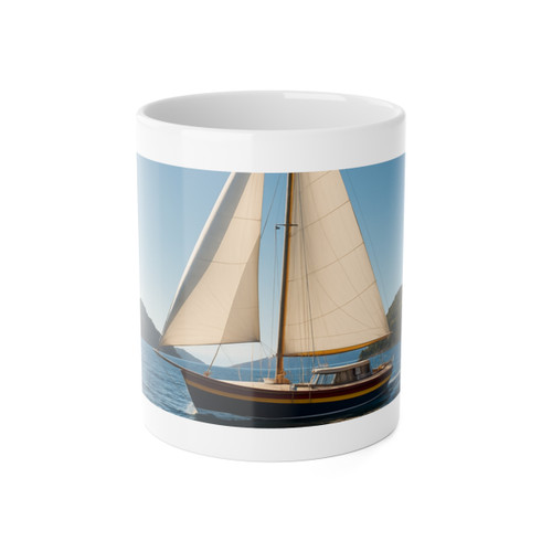 Sailor's Dream - White Ceramic Mug, 11oz