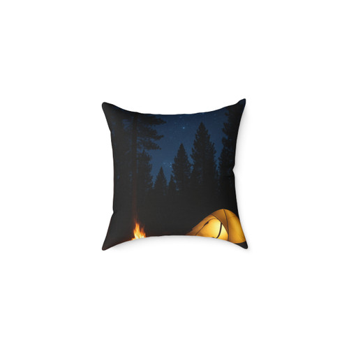 Whispers of the Wilderness - Square Poly Canvas Pillow