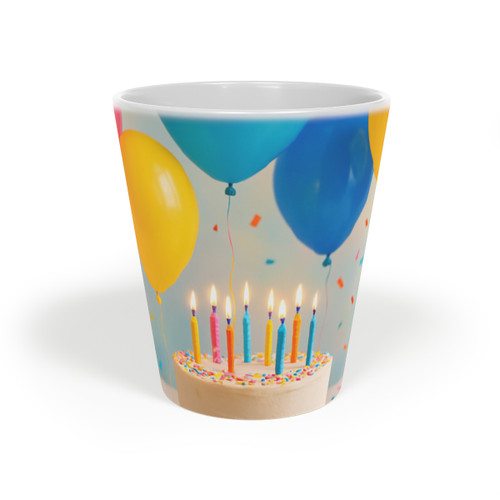 Joyful Birthday Bash - Latte Mug, 12oz