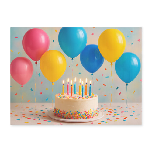 Joyful Birthday Bash - Yard Sign