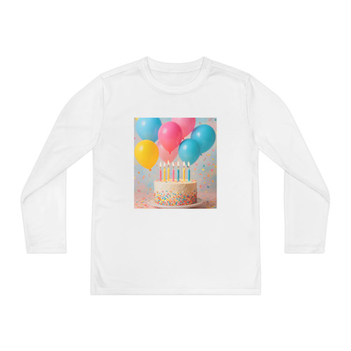 Joyful Birthday Bash - Youth Long Sleeve Competitor Tee