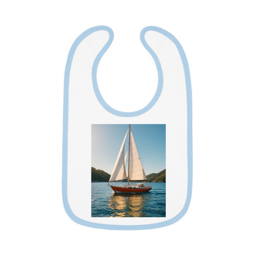 Sailor's Dream - Baby Contrast Trim Jersey Bib
