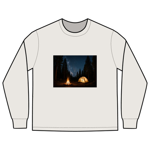 Whispers of the Wilderness - Men's Heavy Faded Long Sleeve Tee