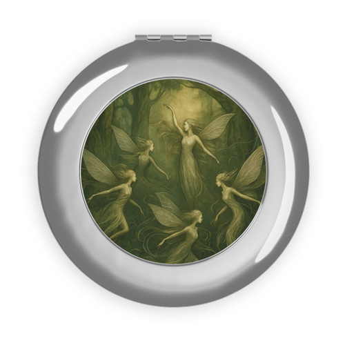 Ethereal Forest Spirits - Compact Travel Mirror