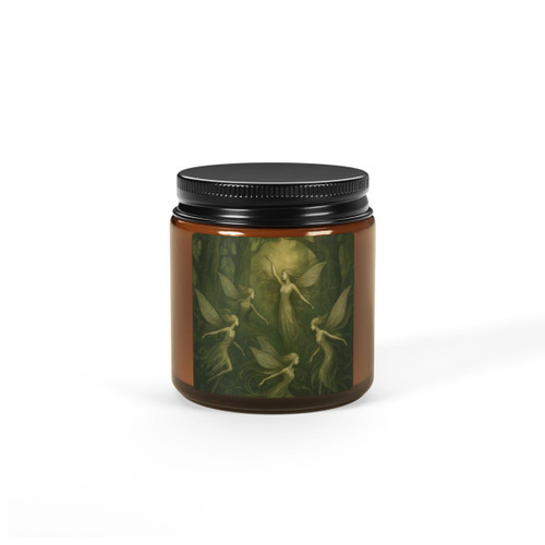 Ethereal Forest Spirits - Scented Soy Candle (Multi-Size, Amber Jar)