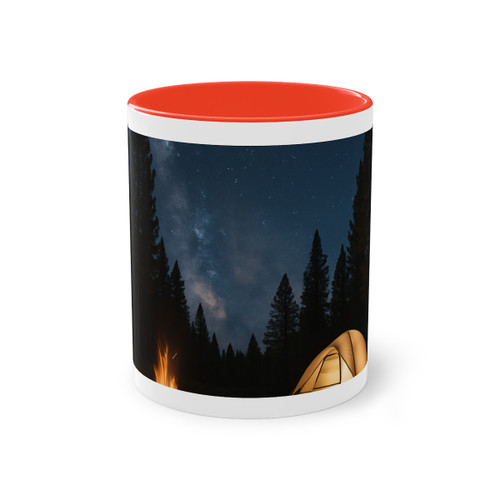 Whispers of the Wilderness - Two-Tone Coffee Mug, 11oz