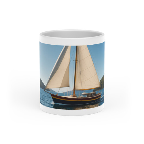 Sailor's Dream - Heart-Shaped Mug