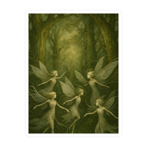Ethereal Forest Spirits - Kiss-Cut Vinyl Decals
