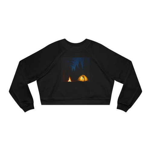 Whispers of the Wilderness - Women's Cropped Fleece Pullover Whispers of the Wilderness - Women's Cropped Fleece Pullover