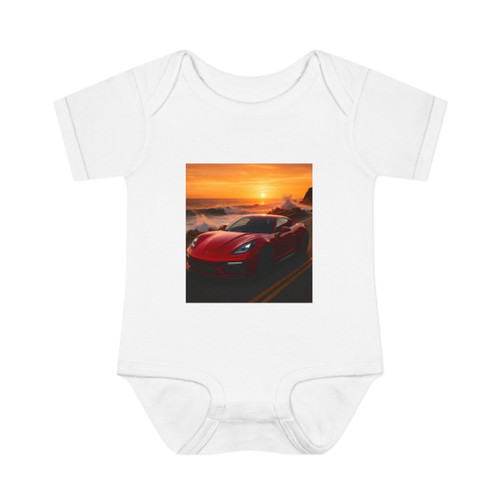 Speed and Elegance - Infant Baby Rib Bodysuit Speed and Elegance - Infant Baby Rib Bodysuit