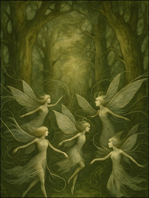 Ethereal Forest Spirits - Temporary Tattoos