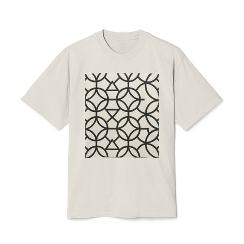 Geometric Symphony - Unisex Heavy Faded Tee