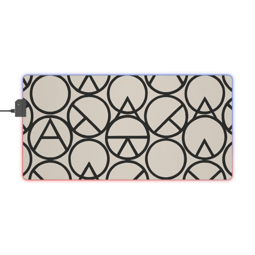 Geometric Symphony - LED Gaming Mouse Pad