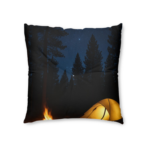 Whispers of the Wilderness - Tufted Floor Pillow, Square