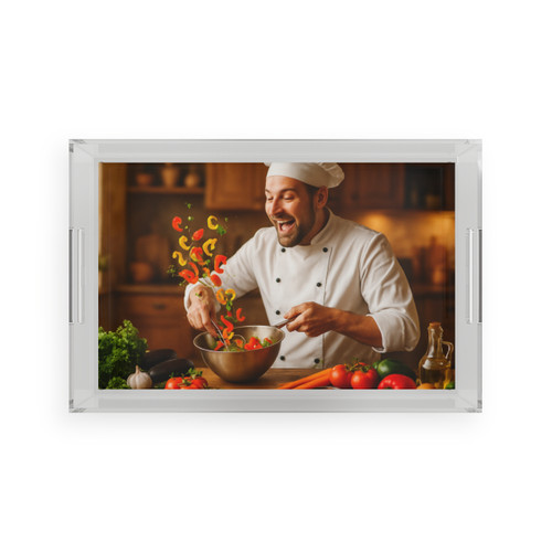 Whisk of Wonders - Acrylic Serving Tray