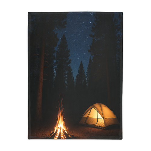 Whispers of the Wilderness - Plush Fleece Blanket