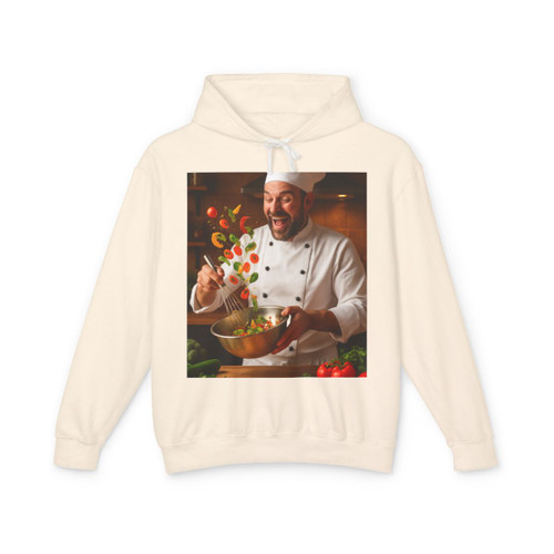 Whisk of Wonders - Unisex Lightweight Hooded Sweatshirt