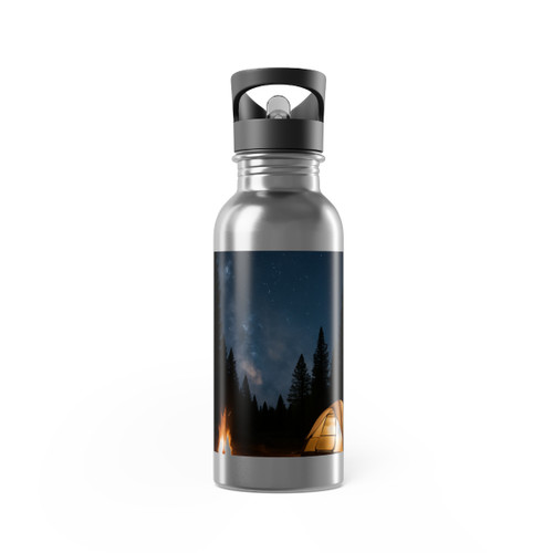 Whispers of the Wilderness - Stainless Steel Water Bottle With Straw, 20oz