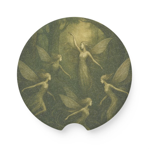 Ethereal Forest Spirits - Soapstone Car Coaster