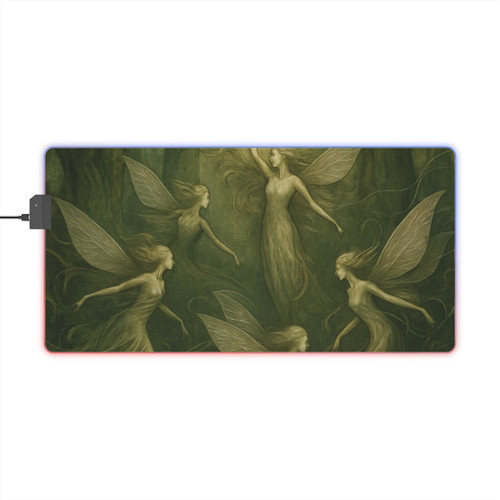 Ethereal Forest Spirits - LED Gaming Mouse Pad
