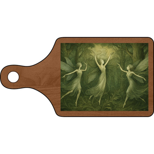 Ethereal Forest Spirits - Wooden Cutting Board (Engraving)