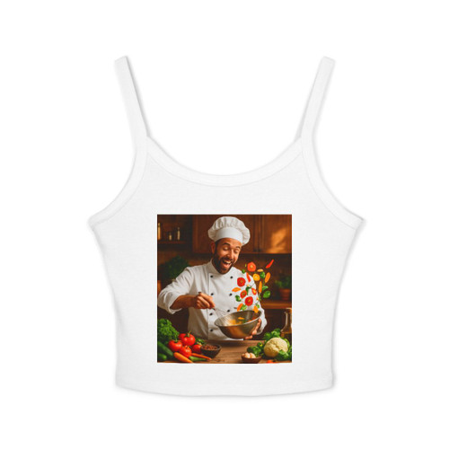 Whisk of Wonders - Women's Spaghetti Strap Tank Top