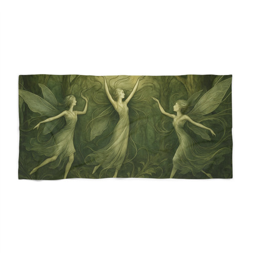 Ethereal Forest Spirits - Beach Towel