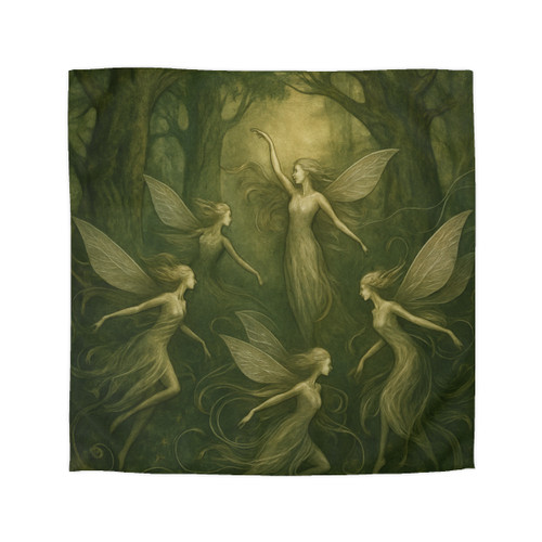 Ethereal Forest Spirits - Microfiber Duvet Cover