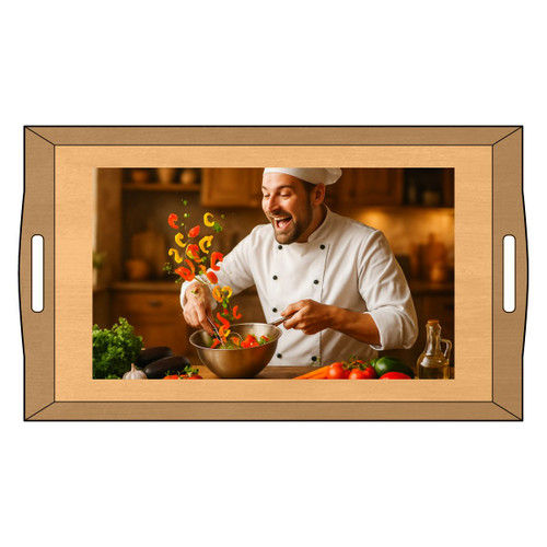 Whisk of Wonders - Bamboo Serving Tray (Engraving)