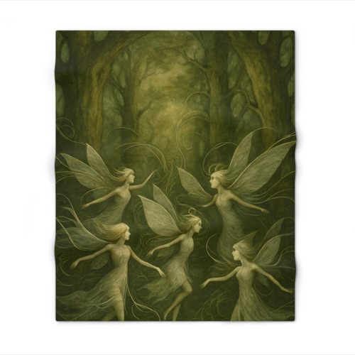 Ethereal Forest Spirits - Throw Blanket