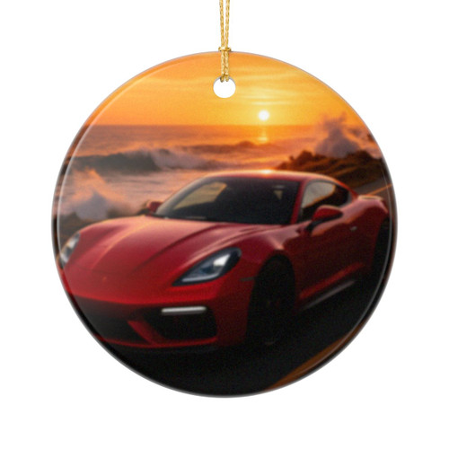 Speed and Elegance - Ceramic Ornaments (2-Side Print)