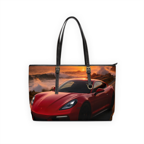 Speed and Elegance - PU Leather Shoulder Bag