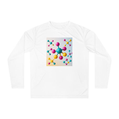 Molecular Harmony - Unisex Performance Long Sleeve Shirt Molecular Harmony - Unisex Performance Long Sleeve Shirt