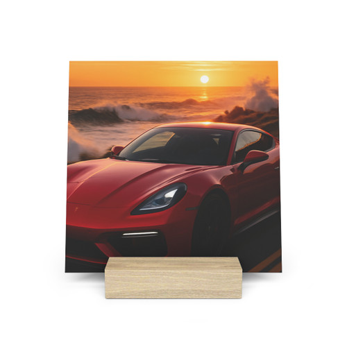Speed and Elegance - Gallery Board with Stand