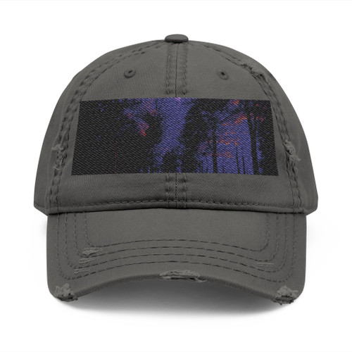Twilight Forest - Distressed Dad Hat (Embroidery)
