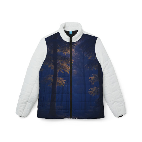 Twilight Forest - Women’s Puffer Jacket (AOP) Twilight Forest - Women’s Puffer Jacket (AOP)