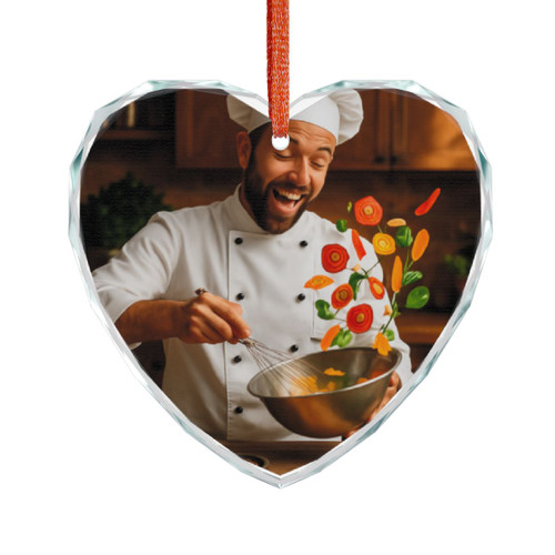 Whisk of Wonders - Crystal Glass Ornament