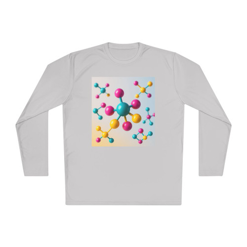 Molecular Harmony - Unisex Lightweight Long Sleeve Tee