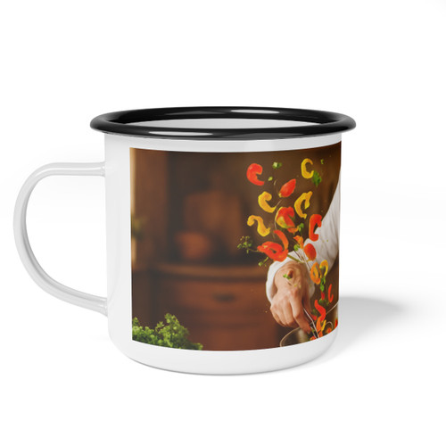 Whisk of Wonders - Enamel Camp Cup